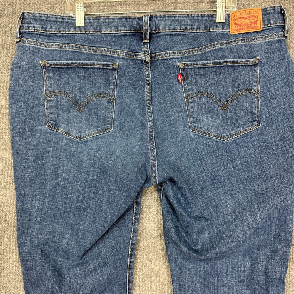 Levis 415 Classic Bootcut Jeans Womens 24W Medium Blue Stretch Denim Fits 44x31 - Picture 13 of 16